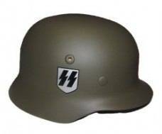 ナチスドイツ軍　武装SS　M40ヘルメット　レプリカ