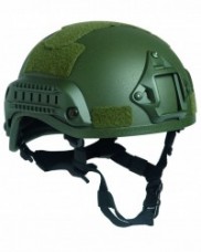 BWドイツ軍KSK装備、ドイツサバゲー用肉厚ヘルメット、オリーブ②