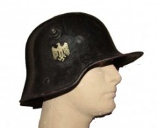 ナチスドイツ軍 　国防軍M16ヘルメット　ダブルデカール　シェルのみ実物