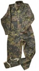 ナチスドイツ軍　武装SSプレーンツリー　Pz繋ぎ服