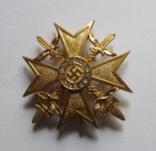 ナチスドイツ軍ダイアモンド付きスパニッシュクロス、レプリカ
