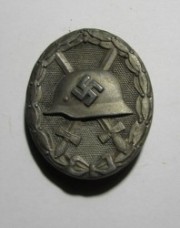 ナチスドイツ軍戦傷章シルバー、実物