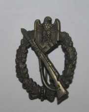 ナチスドイツ軍　歩兵突撃章　実物