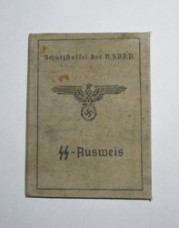 ナチスドイツ軍武装SS髑髏師団身分証明書