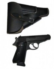 ナチスドイツ軍　ワルサーPPK/Sモデルガン+ホルスター