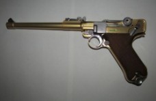 WA　ルガーP08　8インチ　ゴールド