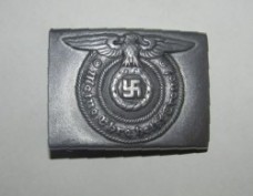 ナチスドイツ軍　武装SSバックル　実物その1