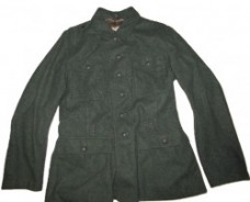 ナチスドイツ軍　M43軍服イタリヤ高級ウール使用品、上着、アメリカ製