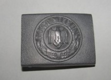 ナチスドイツ軍　国防軍バックル　実物