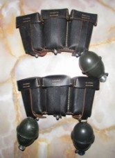 ナチスドイツ軍　アーモポーチ&手榴弾セット　極上品