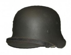 ナチスドイツ軍　M42ヘルメット　実物リペイント