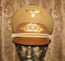ナチスドイツNSDAP政治局員制帽、ヤンケ製