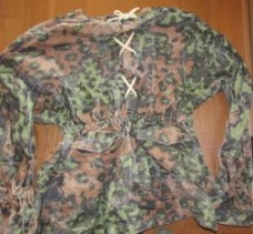 ナチスドイツ軍　武装SSオークA迷彩スモック　実物