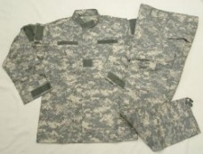 USアーミーデジタルカモ戦闘服上下、実物、新品