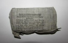 ナチスドイツ軍　軍用包帯、実物