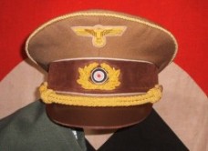 ヒトラー制帽、前期型、精密レプリカ