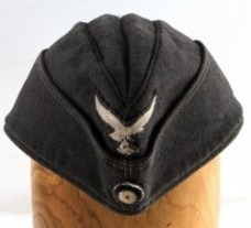 ナチスドイツ空軍船形帽、実物、良品
