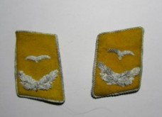 ナチスドイツ空軍少尉記襟章実物