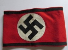 ナチスドイツ卍の腕章ウール製