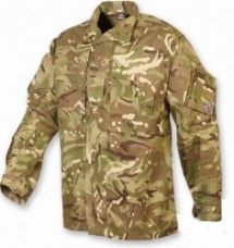 イギリス軍MTP迷彩戦闘服、上、中古良品