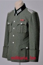 ナチスドイツ軍M36将校服記章付き、ウール、レプリカ