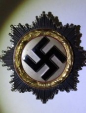 ナチスドイツ軍　ジャーマンクロス　シルバー刻印有り　実物