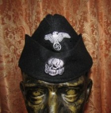 ナチス武装SS船形帽、Pz、兵用、ミハエル・ヤンケ社製