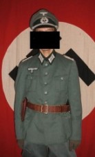 ナチス軍服実物　着用参考写真