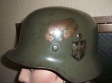 陸軍　M35ヘルメット、ダブルデカール