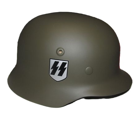 ナチスドイツ軍　武装SS　M40ヘルメット　レプリカ