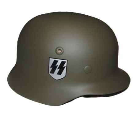 ナチスドイツ軍　武装SS　M40ヘルメット　レプリカ