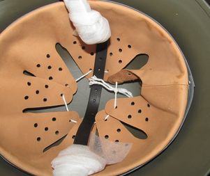 ナチスドイツ軍　武装SS　M40ヘルメット　レプリカ