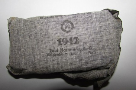 ナチスドイツ軍　軍用包帯、実物