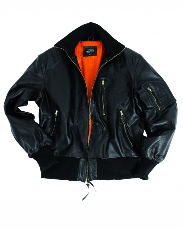 BWドイツ軍服、空軍革ジャン、ブラック、新品