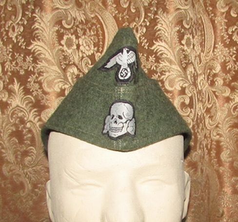ナチスドイツ武装SS船形帽、レプリカ、アメリカ製