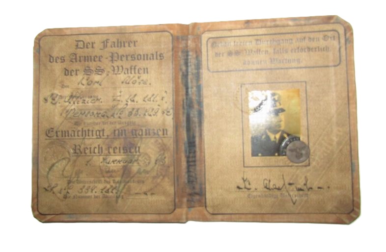 ナチスドイツ軍武装SS身分証明書その2
