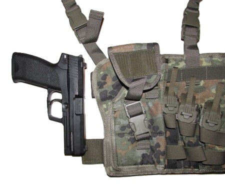 BWドイツ軍　H&K　USPエアガン+KSKホルスター