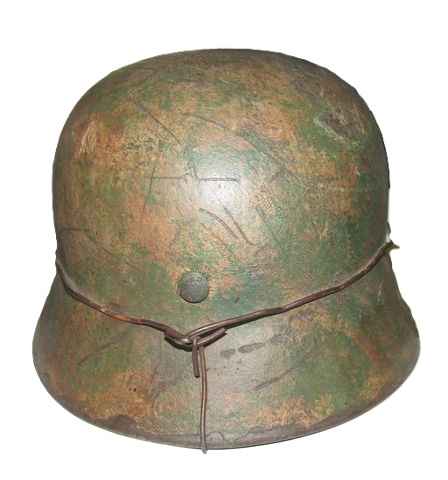 ナチスドイツ軍　ヘルメットシェルのみ実物その1