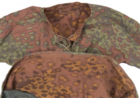 ナチスドイツ軍　武装SSオークA迷彩スッモック　実物