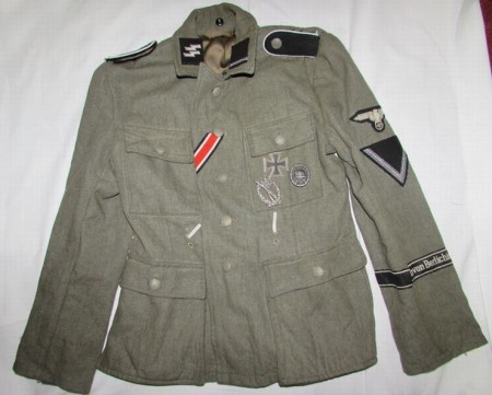 ナチスドイツ軍　武装SSゲッツフォンベルリヒンゲン師団、M43軍服、実物