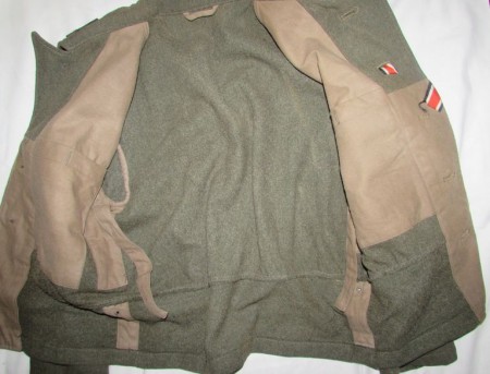 ナチスドイツ軍　武装SS、M44ヒトラーユーゲント師団軍服、実物