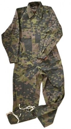 ナチスドイツ軍　武装SSプレーンツリー　Pz繋ぎ服