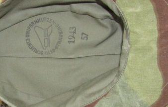 ナチスドイツ軍武装SSイタリヤ生地M43キャップ、ミハエル・ヤンケ社製　製造中止品