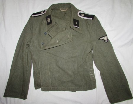 ナチスドイツ軍　武装SS髑髏師団Pz軍服、実物