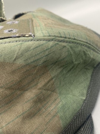 ナチスドイツ軍　国防軍狙撃兵用フェースマスク　実物生地使用品