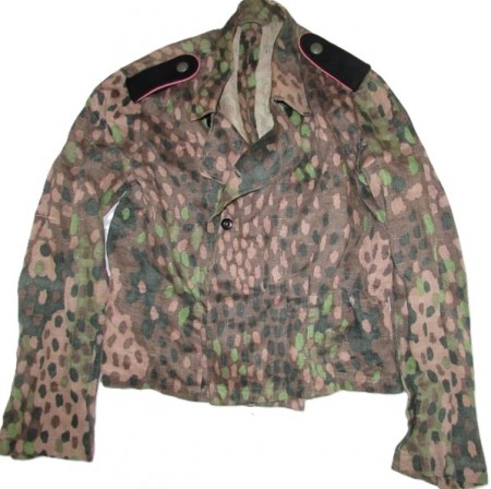 ナチスドイツ軍　武装SSドットPz服、実物