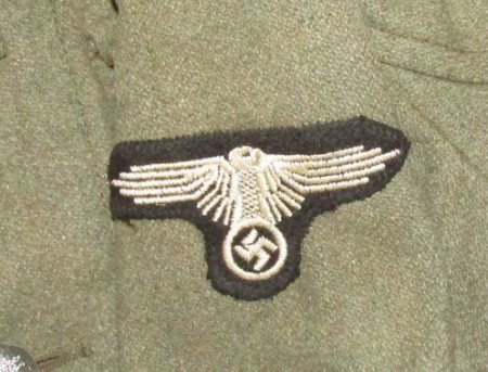 ナチスドイツ軍　武装SSゲルマニア軍服　実物
