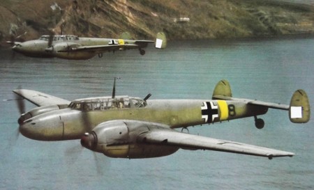 ナチスドイツ空軍Me110ポスター②