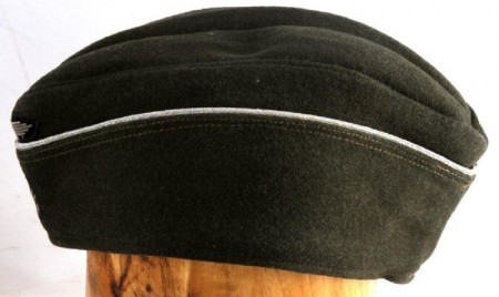 ナチスドイツ軍武装SS将校船形帽、実物、極上品