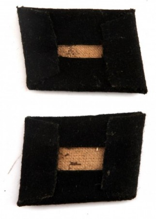 ナチスドイツ軍武装SS髑髏師団襟章、実物